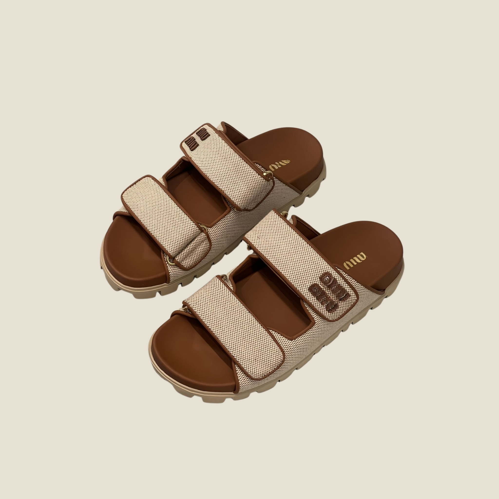 Miu ruches sandals
